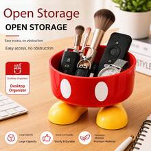 Disney Office Supplies And Stationery, Open Desktop Organizer, Your Handy Helper On The Desk, Perfect Gift Storage Bucket, Stationery Storage Bucket - Style a - View 5