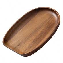 1 Acacia Wood Spoon Rest – Heat-Resistant Kitchen Utensil Holder For Stovetops; Suitable For Ladles, Spatulas, Brushes, Scrapers, And Other Cooking Tools - Brown - View 12