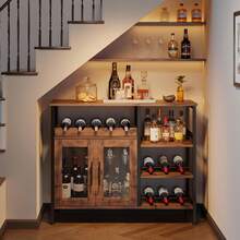 Freestanding Wine Racks & Cabinets - Brown - View 6
