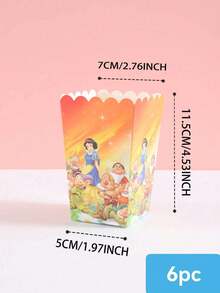 6pcs/12pcs/24pcs Anime Cartoon Theme Party Candy Boxes, Suitable For Halloween Party Decoration, Theme Party Gift Boxes, Candy And Cookie Boxes, Party Gift Bags, Party Gift Boxes, Suitable For Birthday Party, Candy And Popcorn Box Decoration, Suitable For Back To School Party, Essential Holiday Party Supplies - Multicolor - View 9