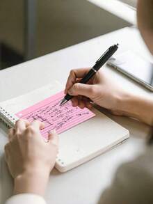 One Pack Of 3x5 Inch Colored Index Cards (With A Metal Ring), Featuring 5 Different Colors (50 Cards Per Color); These Portable Study Cards Are Perfect For School Notes And Back-To-School Supplies. - Random Color and Style - View 4