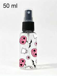 Clear Spray Bottle With Pumpkin Ghost Pattern,Perfume Refillable Bottle For Halloween Gift,Multi-Functional Fine Mist Spray Bottle,Portable Decanting Bottle Container,Travel Essentials,For Toner,Perfume,Makeup Remover,Gift For Women,Students And Men - Multicolor - View 11