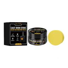 JUE-FISH Cast Iron Stove Black Repair Paste, Black Coating, Heat-Resistant, Stable, Multi-Material Compatible, Oil-Resistant - Liquid - View 9