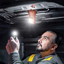 Senter LED Mini dengan Sumber Cahaya Ganda, Dapat Diisi Ulang USB, Alas Magnetik, Lampu Darurat Klip Pena, 4 Mode Pencahayaan, Lampu Samping COB Merah/Biru, Senter Multifungsi untuk Luar Ruangan, Cocok untuk Perjalanan, Berkemah, Memancing, Mendaki, Keadaan Darurat, dan Penggunaan Sehari-hari di Rumah - Beraneka warna - View 9