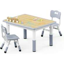 Kids Tables & Chairs - Grey - View 1