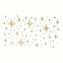 Chrisley 92pcs/Set Star Acrylic Mirror Stickers, Different Sizes Star Pattern, Studio Background Wall Decor, Photography Studio Decoration Supplies - View 10