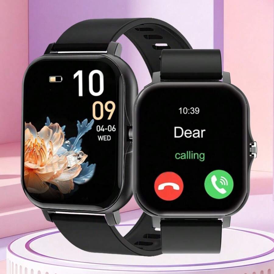 Smartwatch With Call & Message Display, Music Player, Sports For Men & Women, Phone Connection, Fashion Smartwatch, Activity Tracking, Message Notifications, Contacts, Call Logs, Alarm, Remote Camera, Weather, Timer, Weather Information Display, Consumer Electronics, Alarm, SMS, Social App Notifications, Electronic Wristwatch