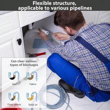 1pc Hand-Crank Pipe Unclogging Spring, Toilet/Sink Clog Cleaning, Powerful Unclogging - Multicolor - View 4