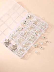 70pcs/Set Hair Beads Hair Rings Braiding Rings Alloy Hair Accessories Suitable For Dreadlocks Adjustable Metal Braiding Hair Jewelry - Gold - View 7