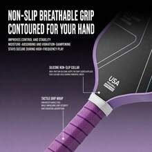 2026 New Gradient Color Grip Carbon Fiber T700 Pickleball Paddle 16MM USAPA PP Honeycomb Core Pickleball Racket - Multicolor - View 8