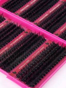 Value Pack: 576/592/616/640 Clusters Segmented Lashes, 10‑18mm Dense D Curl Individual Extensions. Ultra Soft Lash Clusters For Full Glamorous Look. 10D‑150D Waterproof Lightweight Lashes. Perfect For Daily Wear, Dates, Parties, Christmas & Halloween - Multicolor - View 10
