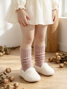 1 Pair Kids Knitted Leg Warmers, Fashion Leg Cuffs Suitable For Children Outdoor Activities All Seasons - Multicolor - View 12