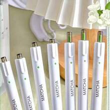 Jasmine White Tea Office-Specific Highly Attractive No-Hook Clickable Quick-Dry Smooth-Writing Black Neutral Ink Pen - Multicolor - View 3