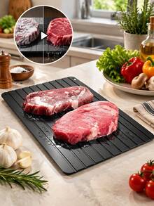 3pcs/1pc Aluminum Cutting Board, Reusable Kitchen Chopping Board With Grooved Surface, Suitable For Meat, Vegetables, Fruits Food Preparation, Kitchen Countertop Cooking Accessory - View 15