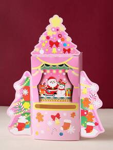 1 Set Christmas Tree Shaped "Money Pull" Gift Box - Creative Cash Gift Box With Surprise Pull Tab; A Fun And Unique Way To Give Christmas Gifts, Perfect For Christmas Holiday Party Supplies And Decorations - View 16