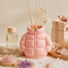 Cute Cotton Jacket Pen Holder Silicone Mold, Resin Flower Pot Vase Storage Plaster Mold, Handmade DIY Epoxy Resin Drip Glue Mold - A16A-2 Clothing Vase Mold - View 2