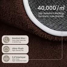 Treeboy Extra Large Rugs Short Pile Soft Fluffy Anti-Slip Mat Living Room Bedroom Carpet For Coffee Table, Carpet With Ins Style, Children's Bedroom, Bedside Carpet - Coffee Brown - View 6