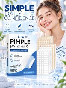 Acne Patches, Gentle And Comfortable Formula, Skin-Friendly And Natural, For Acne Care, Conceal Blemishes And Hide Acne - Round - View 8