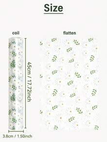 1 Roll Width 30/45cm/11.81in/17.72in Cabinet Lining, Easy To Clean Moisture-Proof Pad, Waterproof, Oil Resistant, Shelf Lining Can Be Trimmed, Suitable For Kitchen, Refrigerator, Table And Drawer, Floral Pattern Design, Simple And Atmospheric. - Chrysanthemum Cushion - View 16
