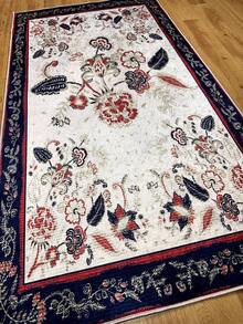 Digitally Printed Non-Slip Washable Runner And Area Rug Suitable For Living Room, Outdoor, Bedroom, Kitchen Carpet, Modern Design | Modern, Scandinavian, Bohemian And Classic Styles | 100% Polyester - Blue - View 7