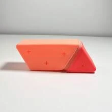 1pc 3D Triangle Pencil Case, Large Capacity Highly Attractive Pencil Case, Suitable For Stationery Storage, Pen Storage, Cosmetic Storage, Desktop Storage, School, Office, Home, Student Gift, Daily Gift - Multiple Styles - View 8