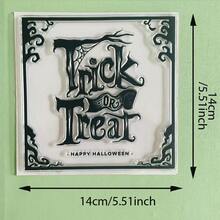 Halloween Spider Web Cat Witch Owl Pumpkin Clear Silicone Stamp,Vintage Gothic Reusable Transparent Seal For Scrapbooking Journal Card Making DIY Craft Decor Stamp - WS-2 - View 13