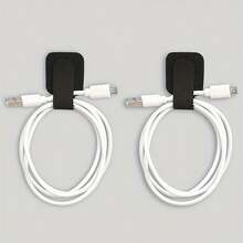 50pcs Nylon Self-Adhesive Cable Ties, Magic Tape, Easy Power Cord Organization, Flexible Multi-Purpose Home And Office Cable Straps, Wire Fixers - Easy Cable Management And Organization - Reusable Durable Cable Adhesive Rings, Suitable For Home And Office, Desktop Cable Rack, Cable Organizer, Self-Adhesive Cable Storage Tool, Cable Ties, Wall Cable Organizer, Computer Cable Clips, Network Cable Organizer, Christmas Decoration, Halloween Decoration, Outdoor Garden Decoration, Autumn Home Decor, Bedroom Decor, Kitchen Decor, Christmas Gift - Multicolor - View 11