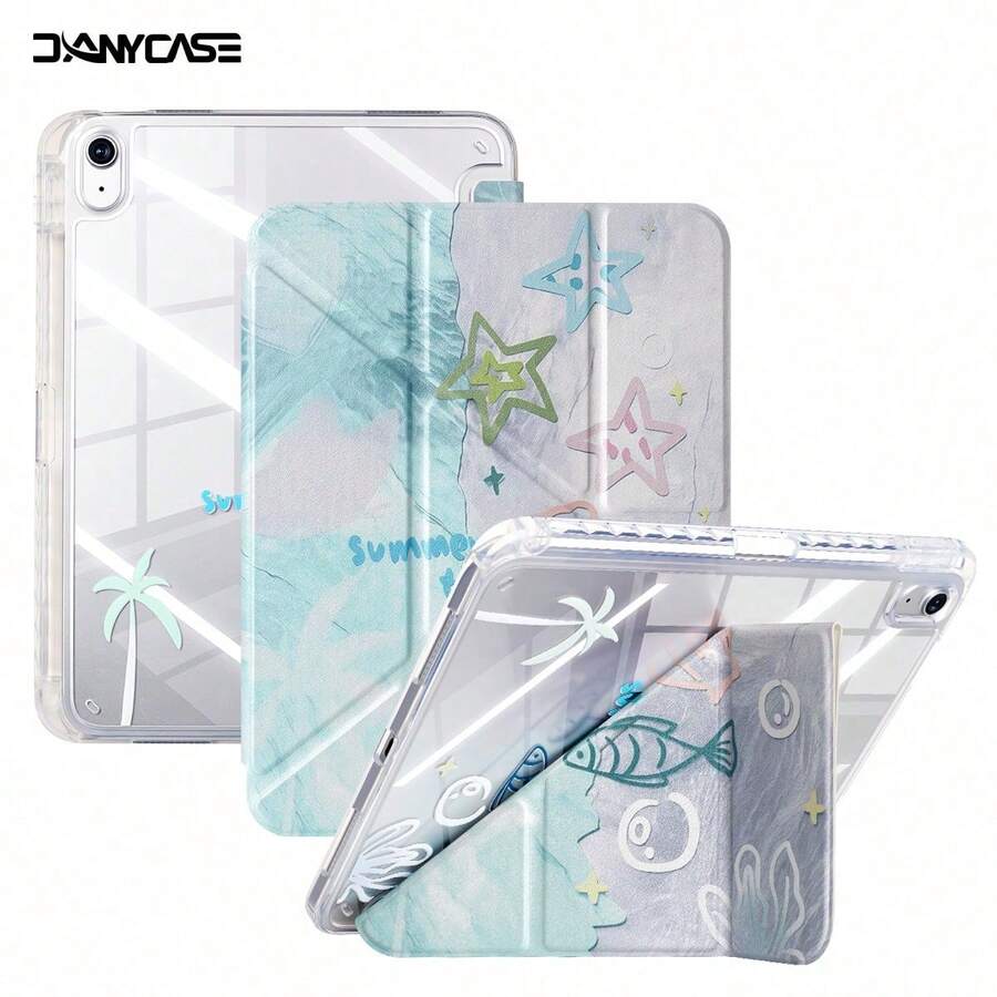 DANYCASE Y-Fold Protective Case, High Transparency Acrylic Material, Compatible With IPad (A16) 11th Gen 11-Inch, 10th Gen 10.9-Inch, Air 8 (M4) 11-Inch 2026, 7th Gen, 8th Gen, 9th Gen 10.2-Inch, Pro 11 2020-2022, Air 7/6 (M3/M2) 11-Inch