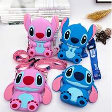 1/3/4pcs Disney Stitch Cute Cartoon Silicone Crossbody Coin Purse, Versatile Waterproof Bag - Multiple Styles - View 20