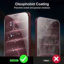 3 miếng kính cường lực bảo vệ màn hình trong suốt HD chống trầy xước cho iPhone 18 Pro/18 Pro Max/17/17 Pro/17 Pro Max/16/16 Pro/16 Pro Max/15/15 Pro/15 Pro Max - Trong sáng - Xem 7