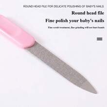 6pcs Pink Newborn Nail And Hair Daily Care Set Including Beauty Brush Comb Nail Set For Home Use - Pink - View 8