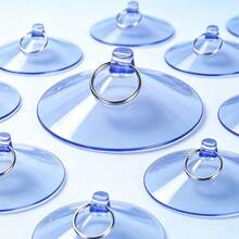20 Pcs Suction Cups With1-Inch/25mm Transparent Keyring Suction Cups And Auxiliary Hooks - View 4