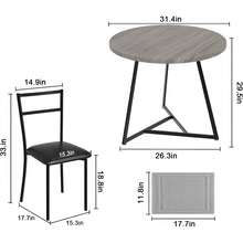 Dining Table & Chair Sets - Grey - View 6