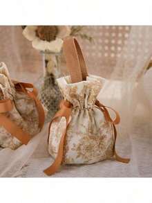 1/5/10pcs/Pack High Quality Gift Packaging Bags, Wedding, Christmas, Birthday Party Small Gift Bags, Drawstring Pouches - Multicolor - View 37