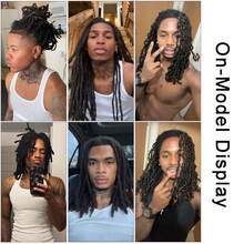 1/3 Packs (10–14 Inches) Of Natural-Looking Crochet Hair Featuring A Curly-Wave Texture And Pre-Looped "Locs" Style-Perfect For Halloween Looks. Faux Locs Crochet Hair Extensions; Installation Tool Included. - Multicolor - View 9