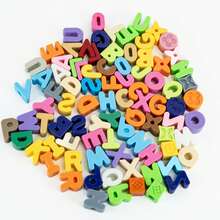 Letter Bead Shoe Charms, Solid Color Single Letter Name Pendant Decoration, DIY Customized Name Shoelace Accessory, Cute Colorful Shoe Accessory For Women, Men, And Teenagers - Multicolor - View 10