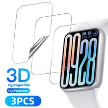 3 قطع متوافقة مع Mi Band 9 Pro /10 Pro واقي شاشة مرن وناعم 3D بتغطية كاملة فيلم حماية إكسسوارات - 3 قطعة - مشاهدة 1