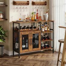 Freestanding Wine Racks & Cabinets - Brown - View 5