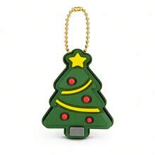 1Pc Christmas Tree Keychain, Cute Bag Charm Backpack Hanging Ornament, Xmas Party Favors Holiday Decor Gift For Men Women Kids - Multicolor - View 4