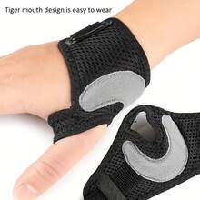 1pc Adjustable Wrist Support Sleeve, U-Shaped Thumb Support Brace, Comfortable Thumb Support Band, Suitable For Men And Women Right Or Left Hand Sports, Fitness, Typing, Daily Use - View 2