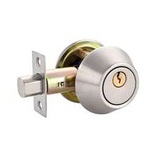 Khóa cửa chống trộm một mặt bằng thép không gỉ với núm tròn và chìa khóa, phần cứng bảo mật lối vào điều khiển qua ứng dụng - Bạc - Xem 7