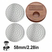 3pcs 51/53/58mm Espresso Powder Sieve, Includes Magnetic Pickup Tool And Storage Box, Suitable For Portafilter, Stainless Steel Reusable Filter, Prevents Channeling, Espresso Machine Replacement Accessories - Multicolor - View 8