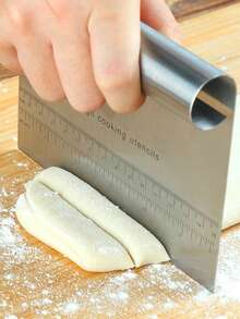 SikeSike 1 Set Stainless Steel Dough Mixer And Pastry Cutter, Suitable For Cutting Nuts, Pies, Pastries And Dough, Comes With Scraper - Silver - View 11