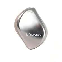 Lược gỡ rối massage da đầu Kérastase Portable TT Cushion, lược gỡ rối đệm cầm tay Kérastase Portable, lược TT mạ điện cỡ lòng bàn tay, lược nhỏ massage da đầu chống tĩnh điện tiện lợi khi du lịch - Bạc - Xem 1
