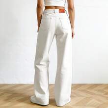 Women Jeans - White - View 2