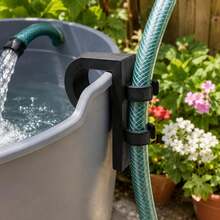Water Pipe Holder, Suitable For Water Buckets, Garden Hose Clips, Easy Installation, Keeps Water Pipe Stable, Great Helper For Organizing Yard, Solves Yard Clutter Problems, Stable And Durable, Perfect Gift For Valentine's Day And Easter, Suitable For Water Pipes With Thickness Of 2.4Cm - Pipe Clamp - View 4