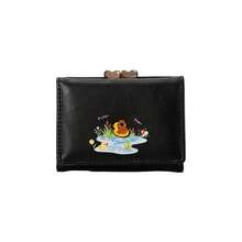 Pearl Bracelet Short Wallet Little Duck Cartoon Playful Women's Multi-Slot Coin Purse Fresh Cute PU Wallet - Multicolor - View 19