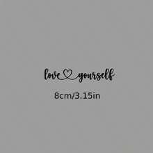 Love Yourself Car Rearview Mirror Stickers, Vinyl Stickers, Suitable For Car Rearview Mirrors, Cars, Etc - A - View 3