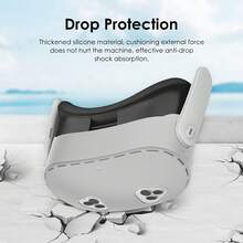 Compatible With Quest 3S, 2pcs Game Controller Covers + 1pc Console Protective Case Set, Anti-Drop, Anti-Dust, Anti-Scratch, Enhanced Gaming Operation Feel And Experience - View 4