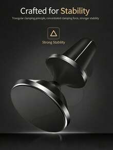 KELEEL 3.17cm Fashionable Compact Multifunctional Magnetic Car Phone Mount Holder | Stylish Design Small Size Convenient Firm Magnetic Anti-Drop Stability Even On Bumpy Roads | Travel Essential, Worry-Free Navigation, Color Randon - Multiple Styles - View 5
